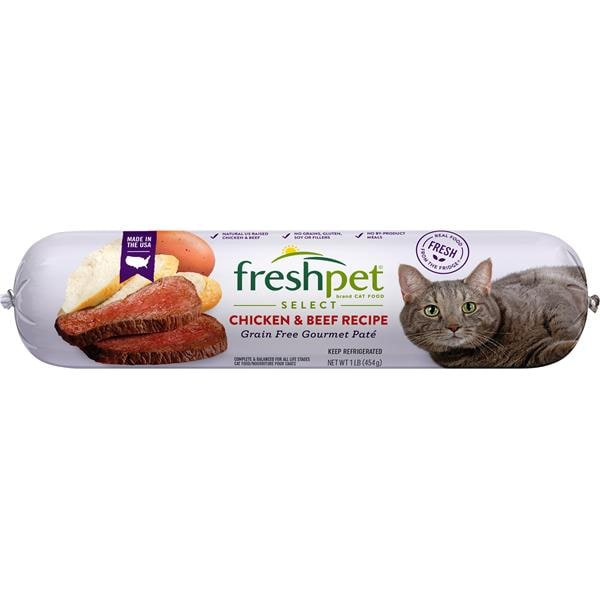 Freshpet Fresh Cat Food, Chicken & Beef Recipe Roll Same-Day