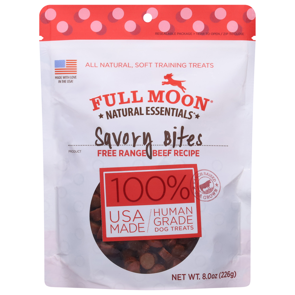 Full Moon Dog Treats, Savory Bites Same-Day Delivery or Pickup