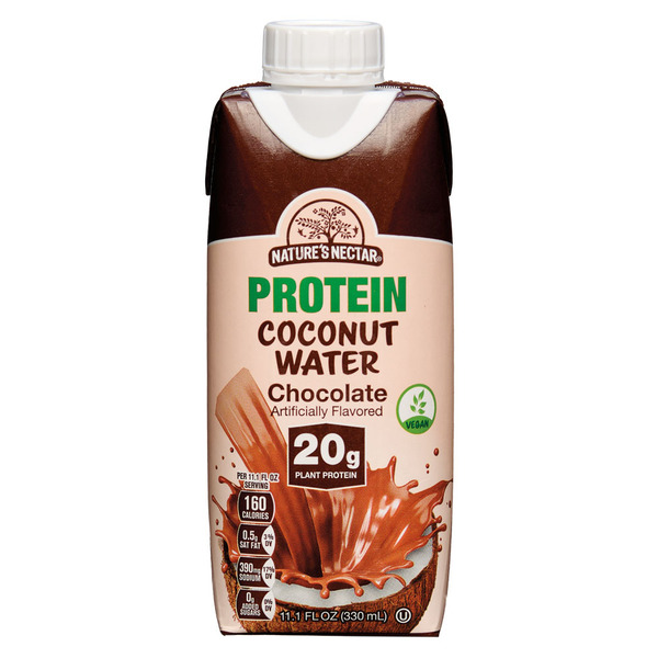 Nature's Nectar Vegan Chocolate Protein Coconut Water Same-Day