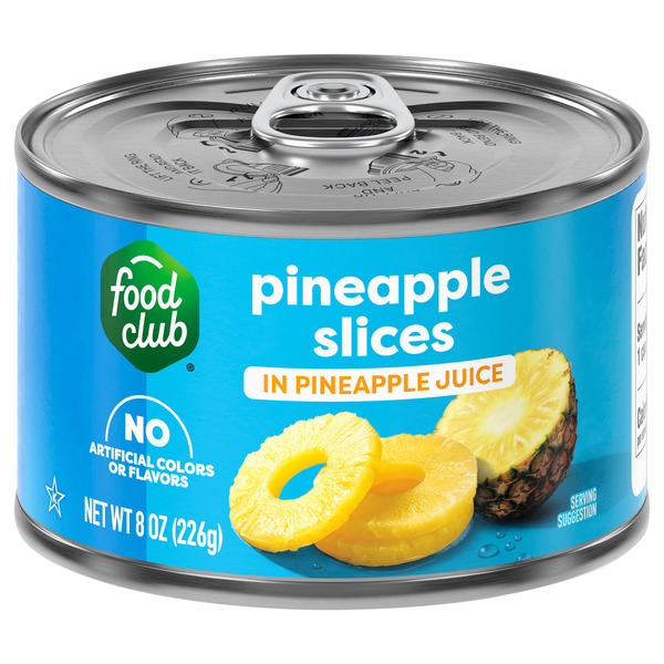 Food Club Pineapple Slices In Pineapple Juice Same-Day Delivery or