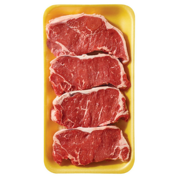 Kroger Beef Choice Boneless Strip Steak Family Pack SameDay Delivery