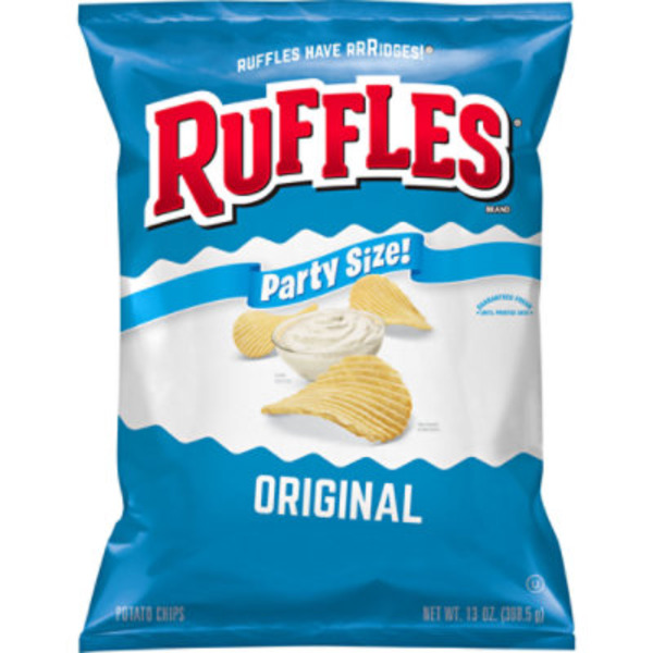 Tom Ruffles Tom Thumb Ruffles Original Potato Chips, Party Size Same-Day Delivery ...