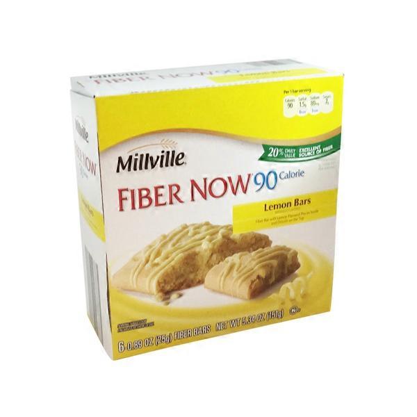 Millville Fiber Now 90 Calorie Lemon Bars (6 ct) from ALDI Instacart