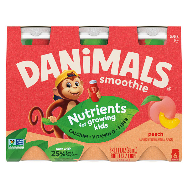 Danimals Peach Smoothies