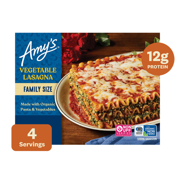 Amy's Kitchen Family Size Vegetable Lasagna Same-Day Delivery or