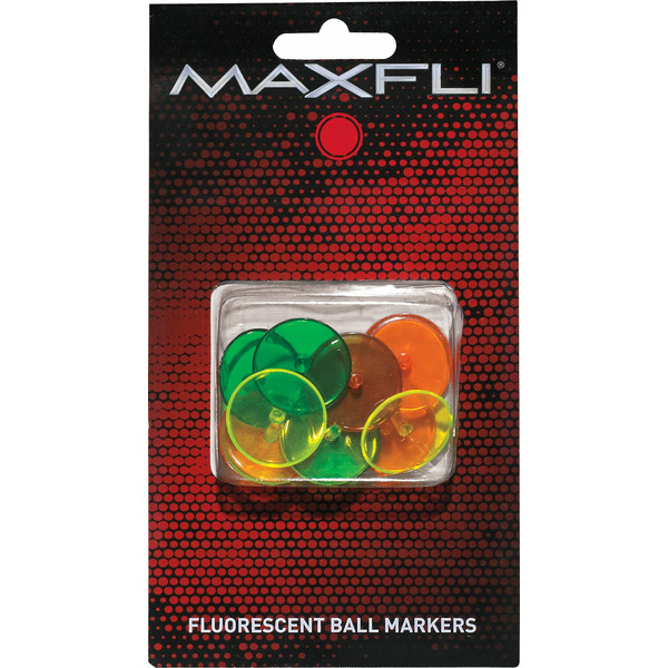 Maxfli Fluorescent Ball Markers -12 Pack