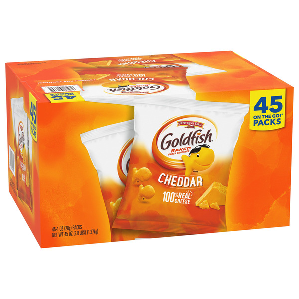 Goldfish Cheddar Cracker, 45 x 1 oz
