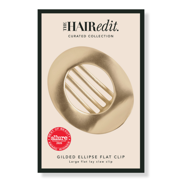 The Hair Edit Gilded Ellipse Flat Lay Claw Clip