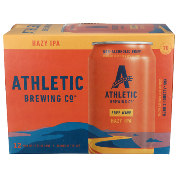 Athletic Brewing Co Free Wave Hazy IPA 12 Pack Cans
