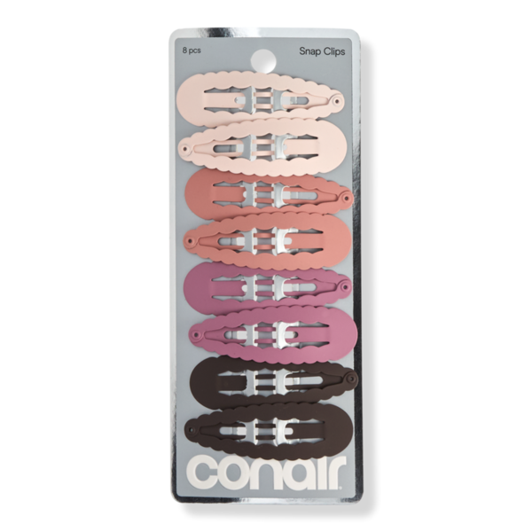 Conair Accessories Soft-Touch Wavy Snap Clips