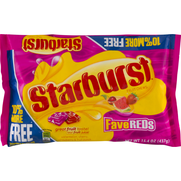 starburst fruit chews favereds