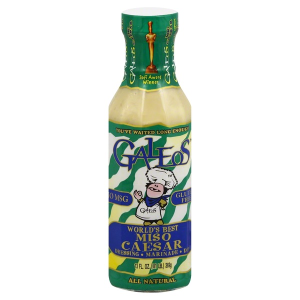 Galeos Dressing/Marinade/Dip, World's Best Miso Caesar