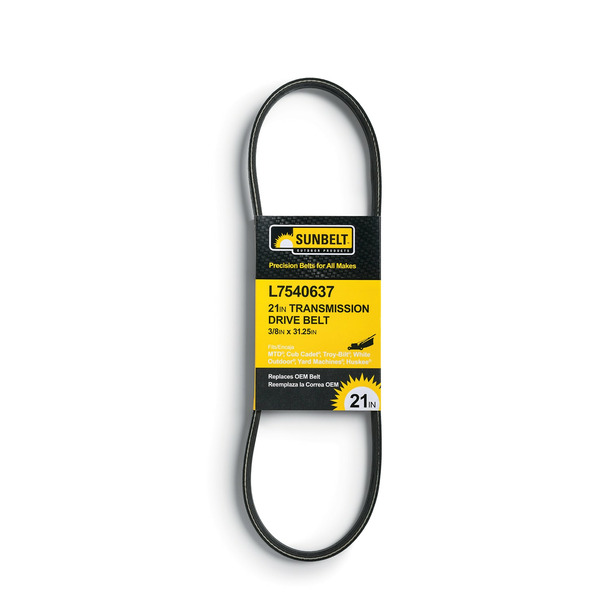 Sunbelt 3/8-in x 31.25-in Transmission drive belt Belt, for 21-in Push Lawn Mowers Replaces OEM Part Number 7540637, 9540637, 75404065, 75404082