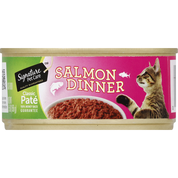 Signature Cat Food, Salmon Dinner, Classic Pate