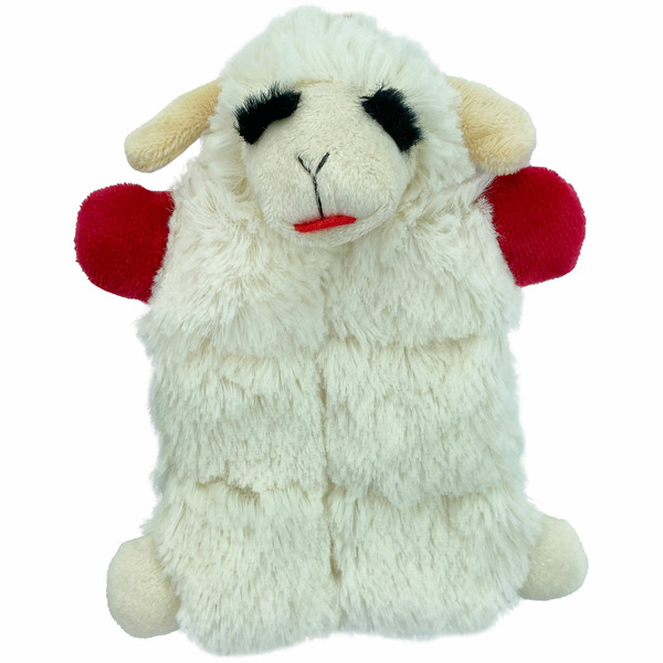 Multipet International Squeaker Mat Lamb Chop Dog Toy