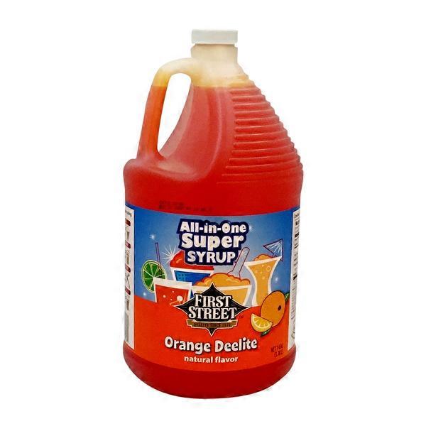 First Street Orange Deelite Allinone Super Syrup (1 gal) from Smart