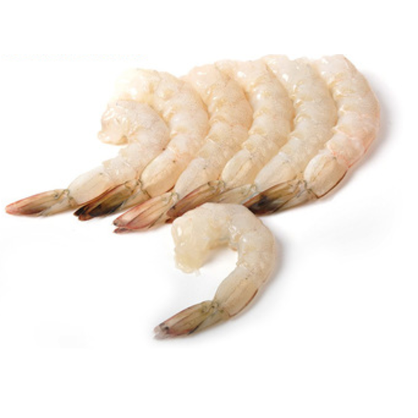 Frozen Shrimp Peeled, Cooked Un-Deveined 91/110 - 5 lb