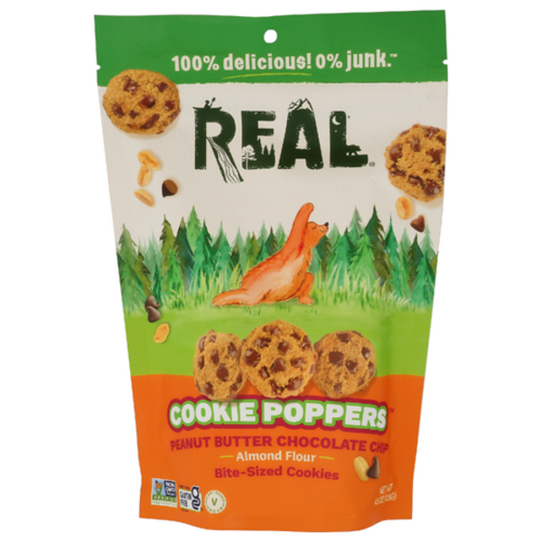 Real Cookies Peanut Butter Chocolate Chip Minis Cookie Poppers