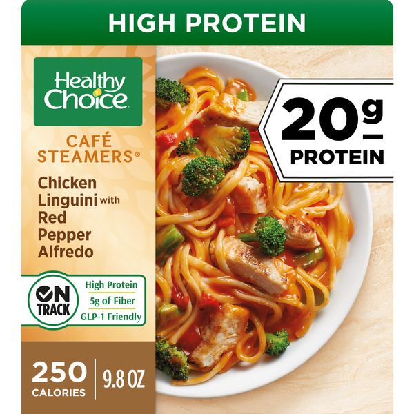 Healthy Choice Cafe Steamers Chicken Linguini With Red Pepper