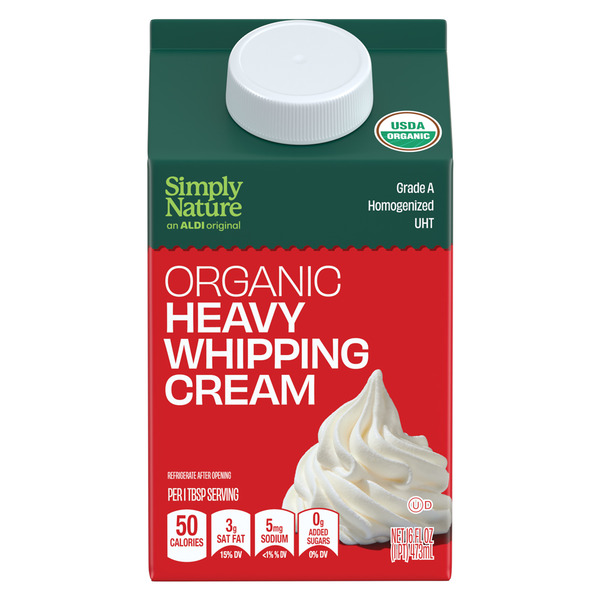 Simply Nature Organic Heavy Whipping Cream Same-Day Delivery or