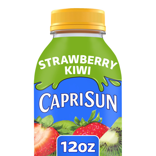 Capri Sun Strawberry Kiwi Naturally Flavored Juice Drink Blend