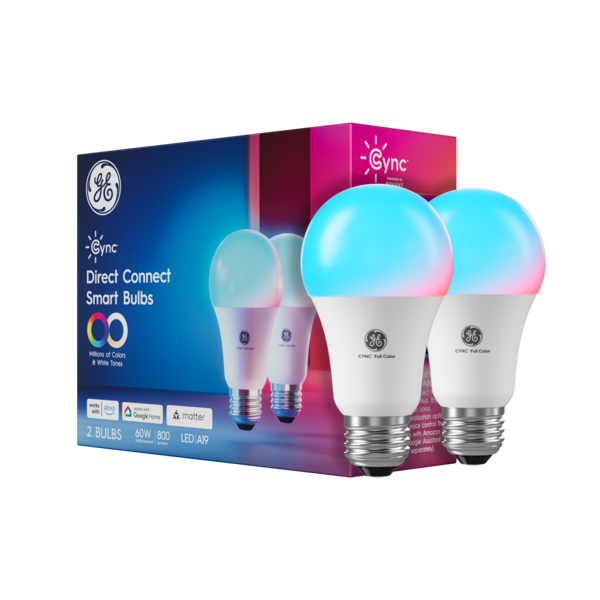 Ge Cync 60w A19 Direct Connect Smart Led Bulbs