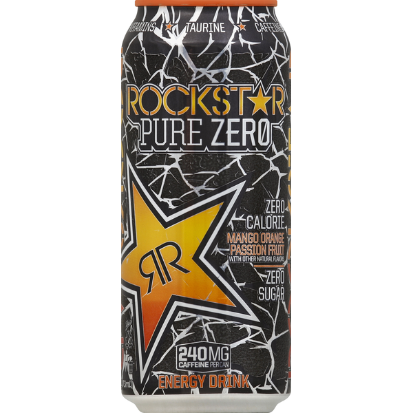 Rockstar Energy Drink, Mango Orange Passion Fruit Same-Day