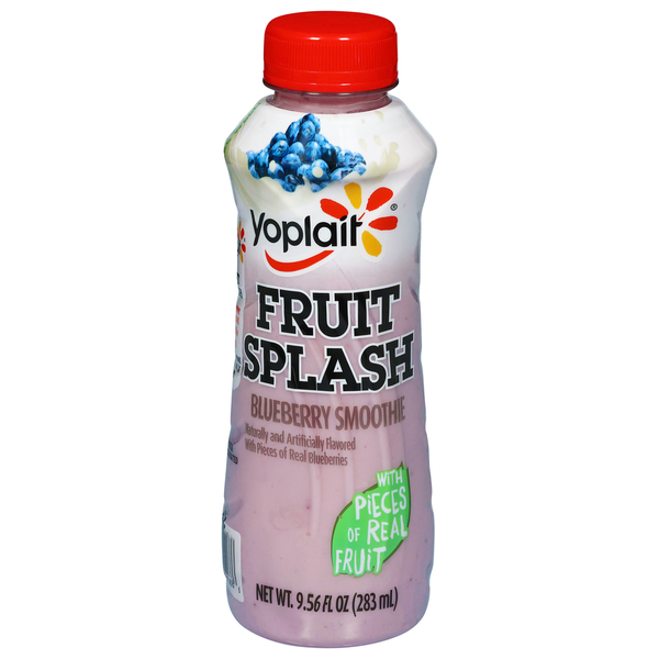 Yoplait Fruit Splash Blueberry Smoothie