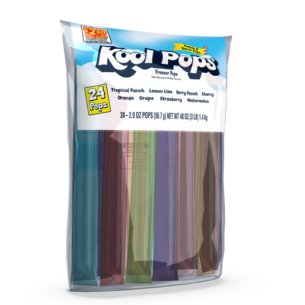 Kool Pops Poly Bag 360/24/2.0 oz Same-Day Delivery or Pickup
