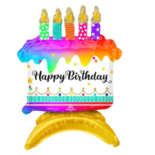 Anagram Happy Birthday Air-Filled Decoration