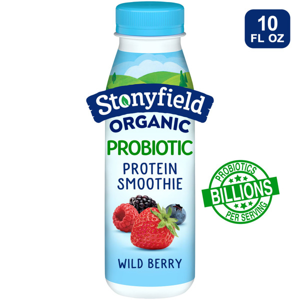 Market Basket Stonyfield Organic Wild Berry Lowfat Yogurt Protein ...