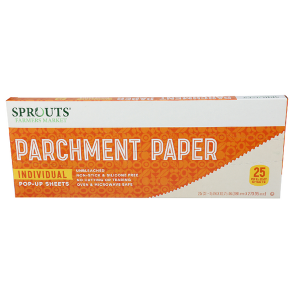 Sprout Mini Paper Sprouts Farmers Market Sprouts Unbleached Parchment Paper Sheets Same ...