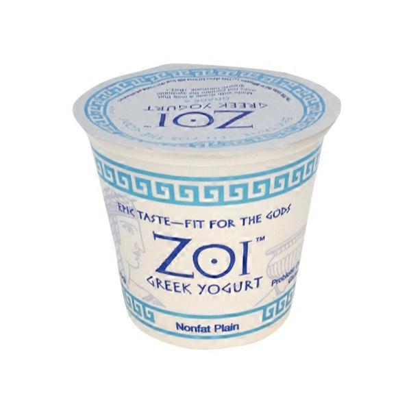 Zoi Greek Yogurt Nonfat Plain Greek Yogurt (6 oz) Instacart