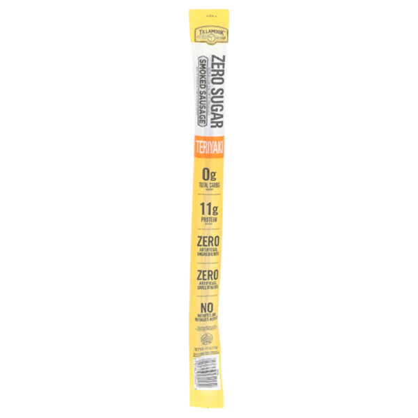 Tillamook Country Smoker Zero Sugar Teriyaki Smoked Sausage Stick