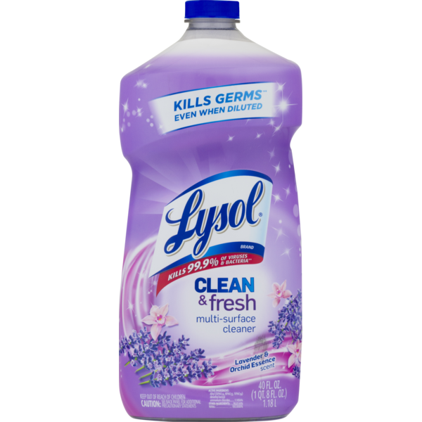 Lysol Clean & Fresh MultiSurface Cleaner Lavender & Orchid Essence (40