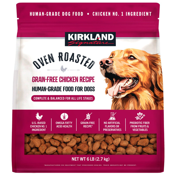 Kirkland Signature Oven Roasted Chicken Recipe Dog Food, 6 lbs