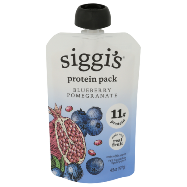 Siggi's Blueberry Pomegranate Yogurt Protein Pack Pouch