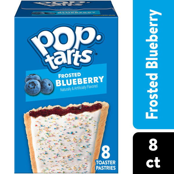 Pop-Tarts Frosted Blueberry Toaster Pastries, Breakfast Foods