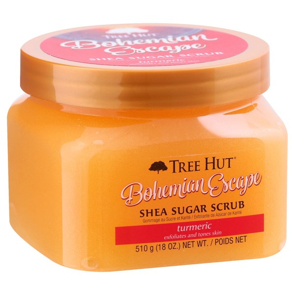 Tree Hut Sugar Scrub, Shea, Bohemian Escape, Turmeric (18 oz) from