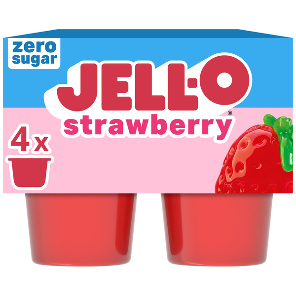 Jell-O Strawberry Sugar Free Refrigerated Gelatin Same-Day