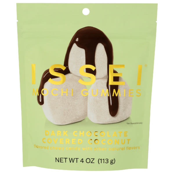 Issei Dark Chocolate Covered Coconut Mochi Gummies Same-Day