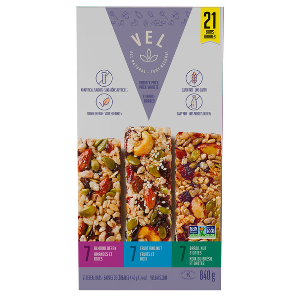 VEL Cereal Bars Variety Pack