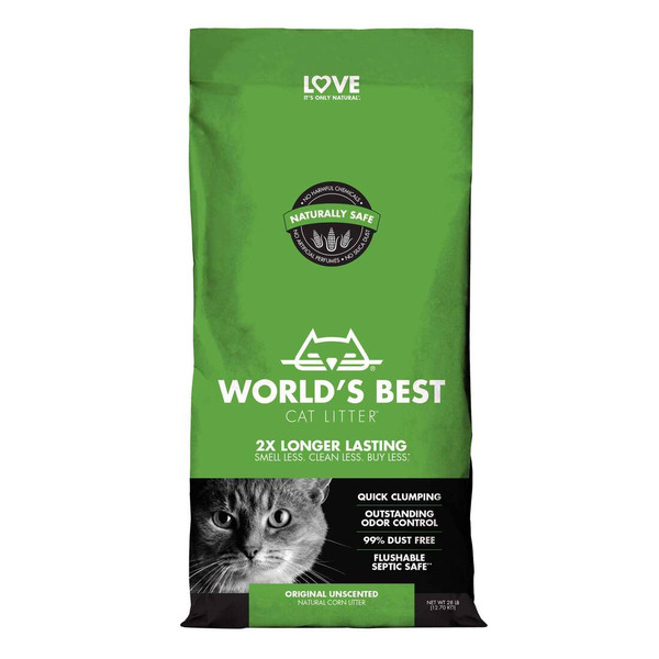 World's Best Cat Litter Unscented Cat Litter