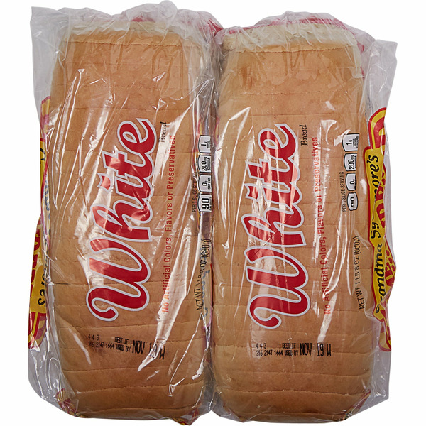 Sycamore White Bread, 2 x 24 oz