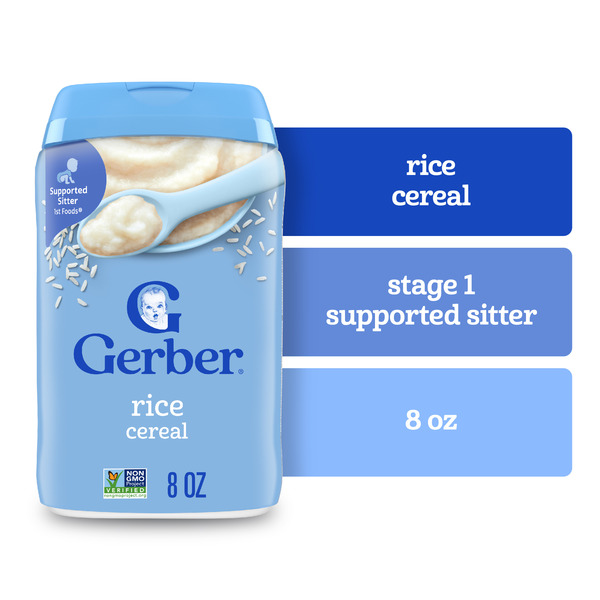 Gerber Stage 1 Baby Food Baby Rice Cereal Cereal For Baby Infant