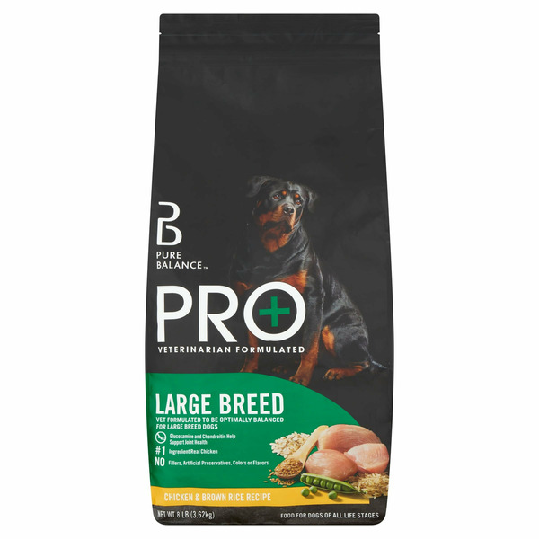 Walmart Pure Balance Food for Dogs, Chicken & Brown Rice Recipe, Large  Breed, Pro +, All Life Stages Same-Day Delivery | Instacart