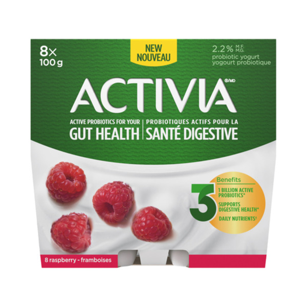 Sobeys Activia Probiotics Yogurt, Raspberry Same-Day Delivery | Instacart