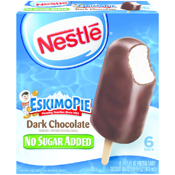Nestle ESKIMO PIE No Sugar Added Frozen Dairy Dessert Bar Same-Day