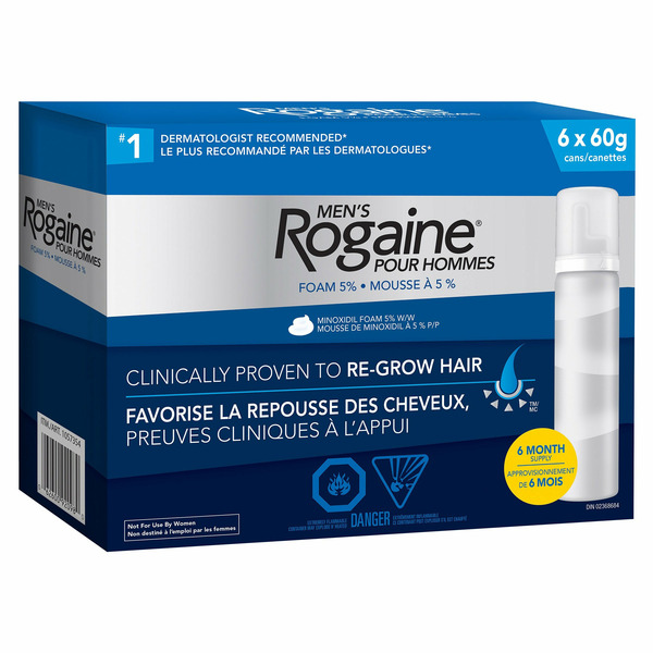 ROGAINE Men's 5% Minoxidil Foam