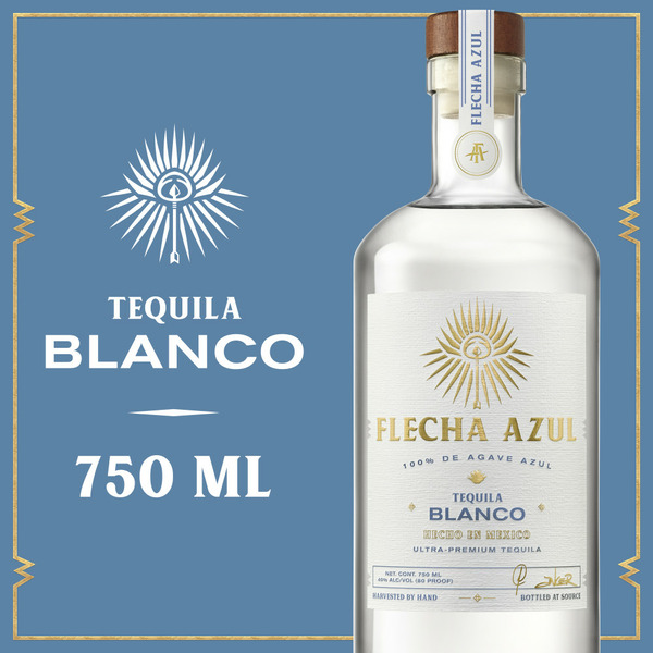 Flecha Azul Tequila Blanco 80 Same-Day Delivery | Bristol Farms